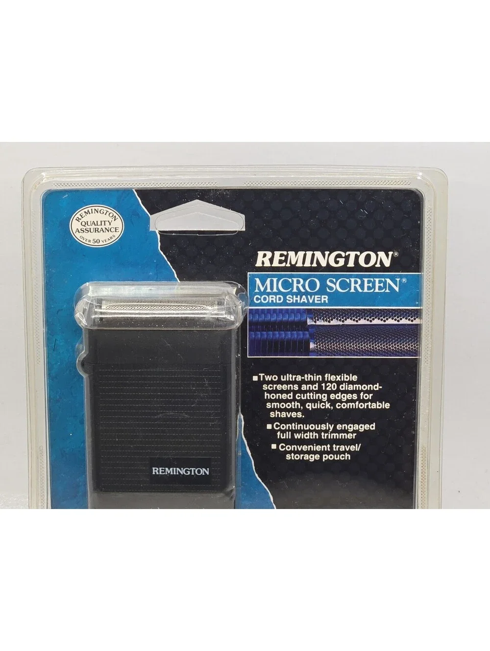 Vintage Remington Micro Screen Cord Shaver XLR-810BP Made In USA NOS